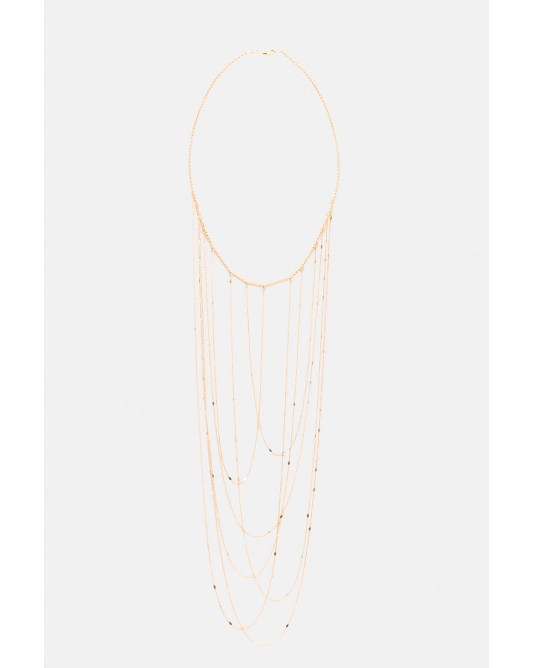 Collier Multi-Chaînes Pull&Bear en coloris White