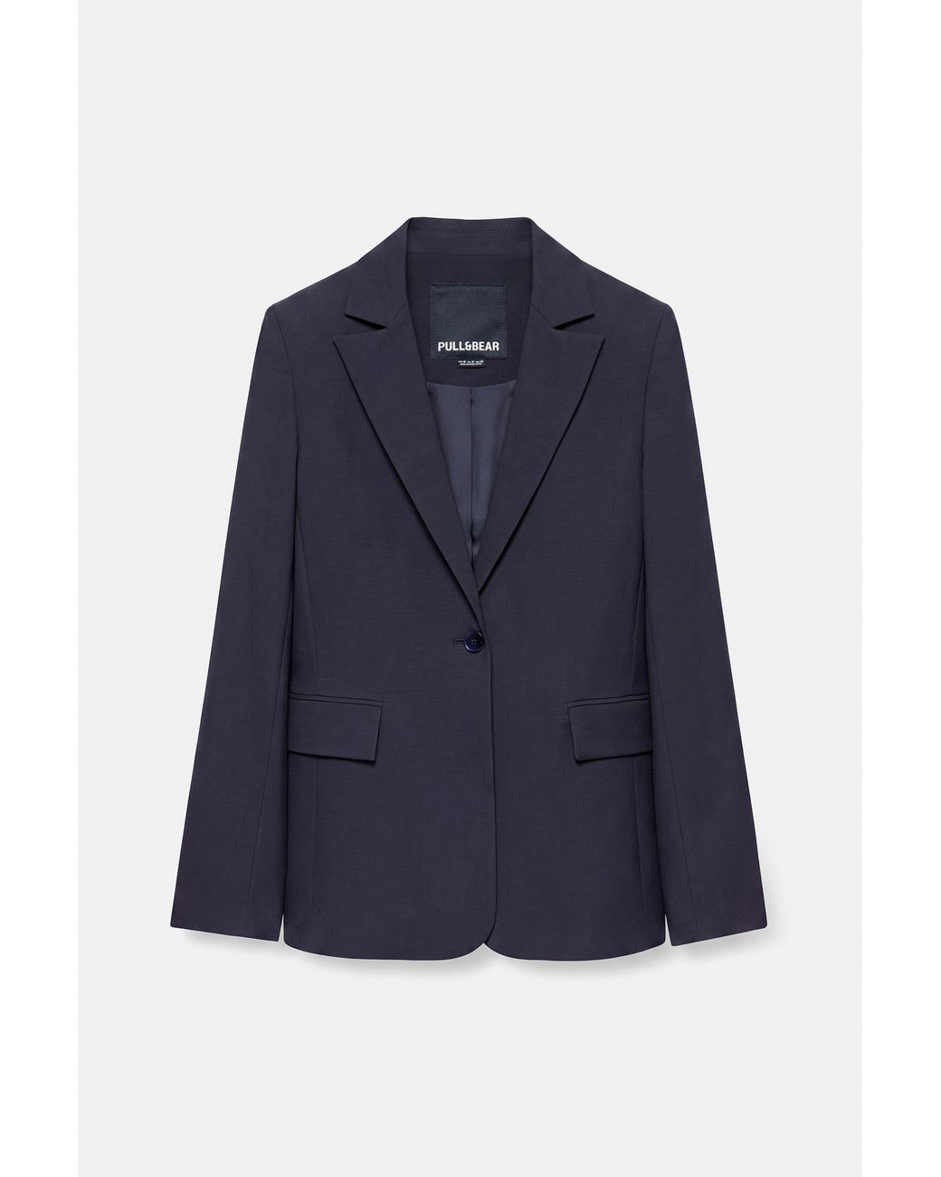 Pull&Bear Basic Blazer in het Blue