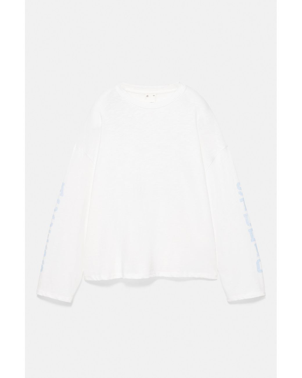 Pull&Bear White Regular Fit Graphic T-Shirt