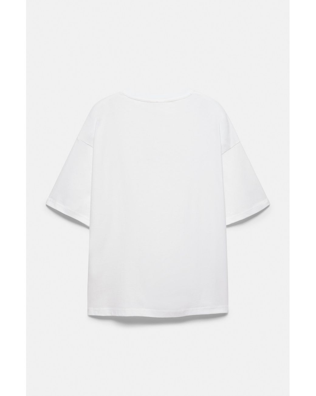 Pull&Bear White Honda Car Graphic T-Shirt for men