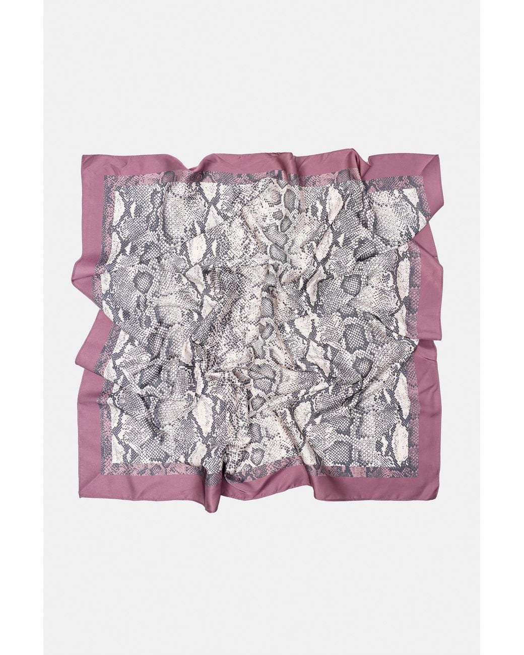 Pull&Bear Multicolor Bandana Satin Snakeskin Print