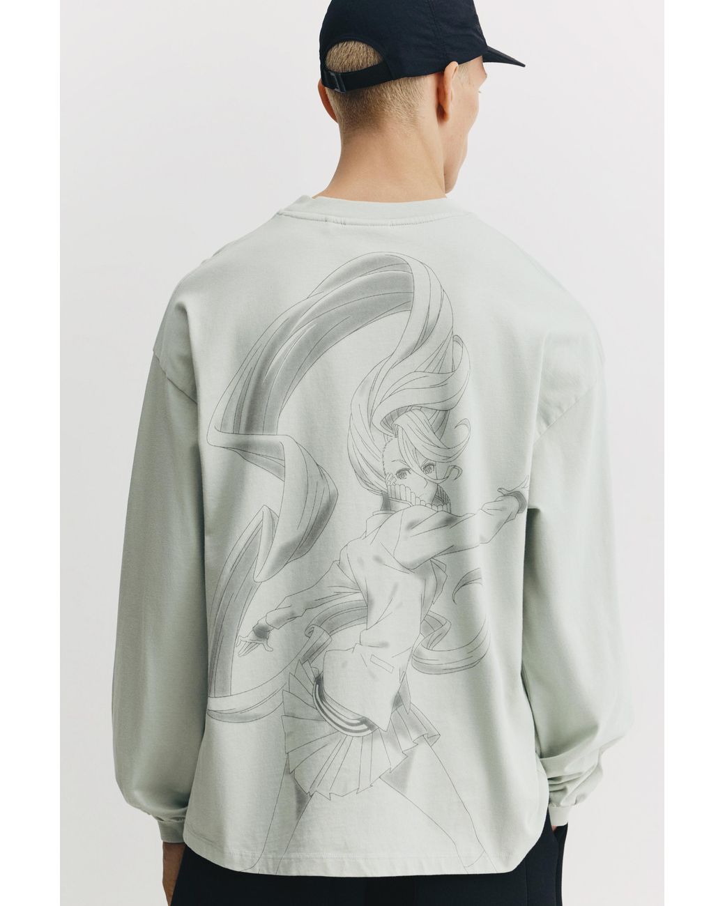 T-shirt rayé manches longues - Pull&Bear Monaco