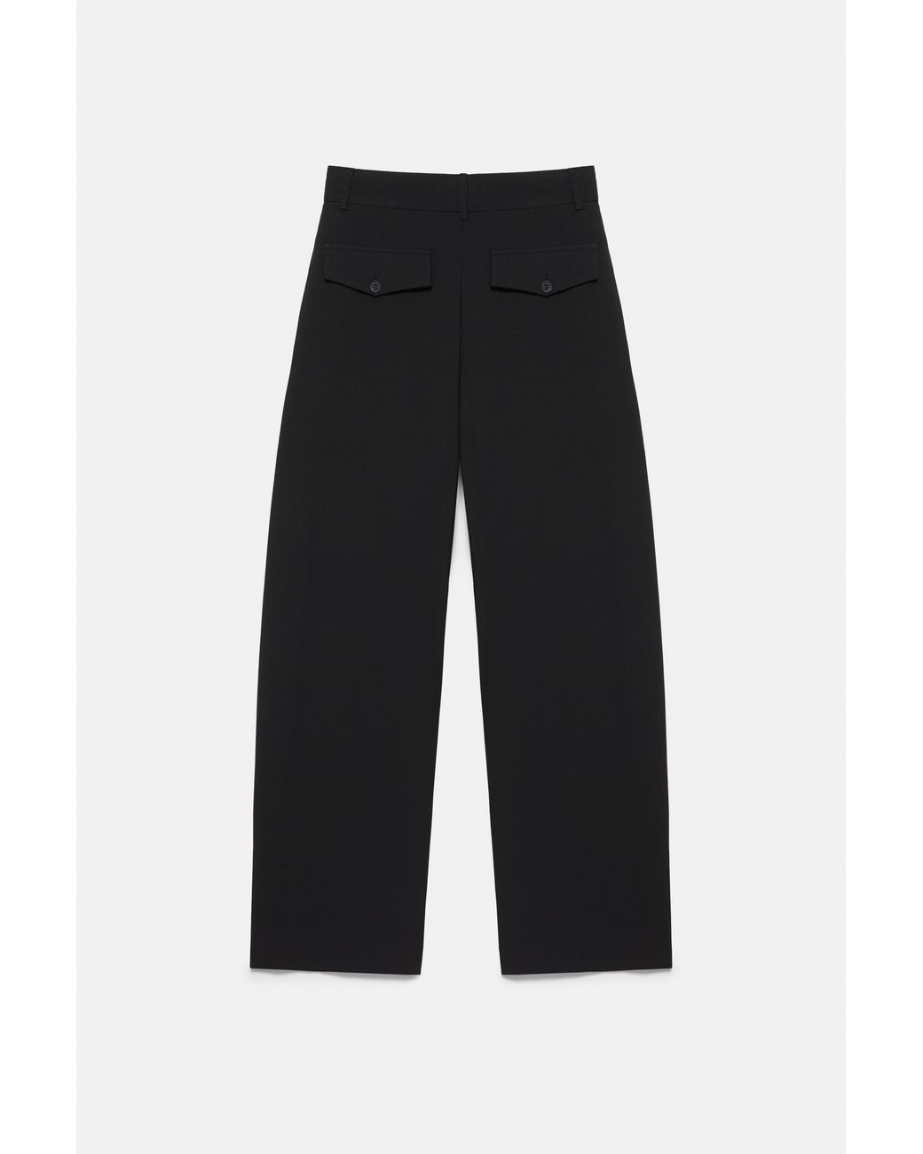 Pantalon Habillé Barrel Pull&Bear en coloris Black