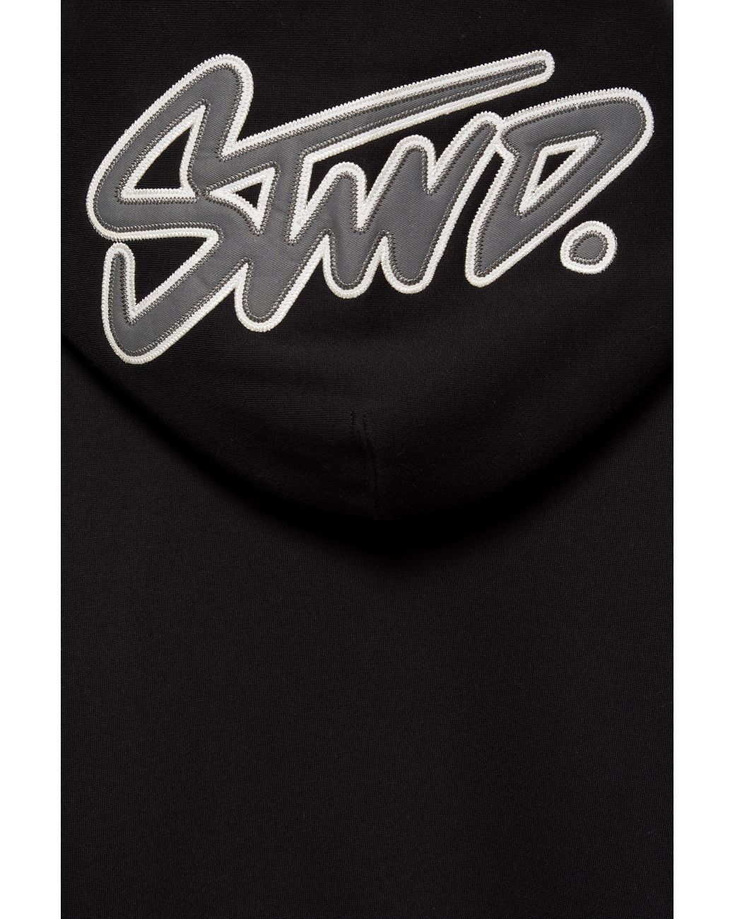 Pull&Bear Stwd Boxy Sweater Met Capuchon in het Black voor heren
