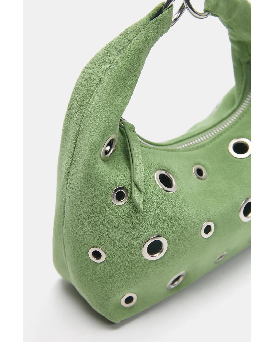 Borsa Borchie di Pull&Bear in Green