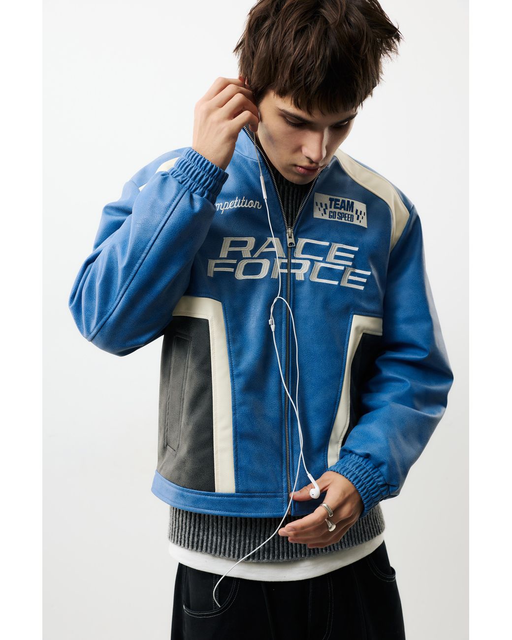 Giacca di Pull&Bear in Blue da Uomo