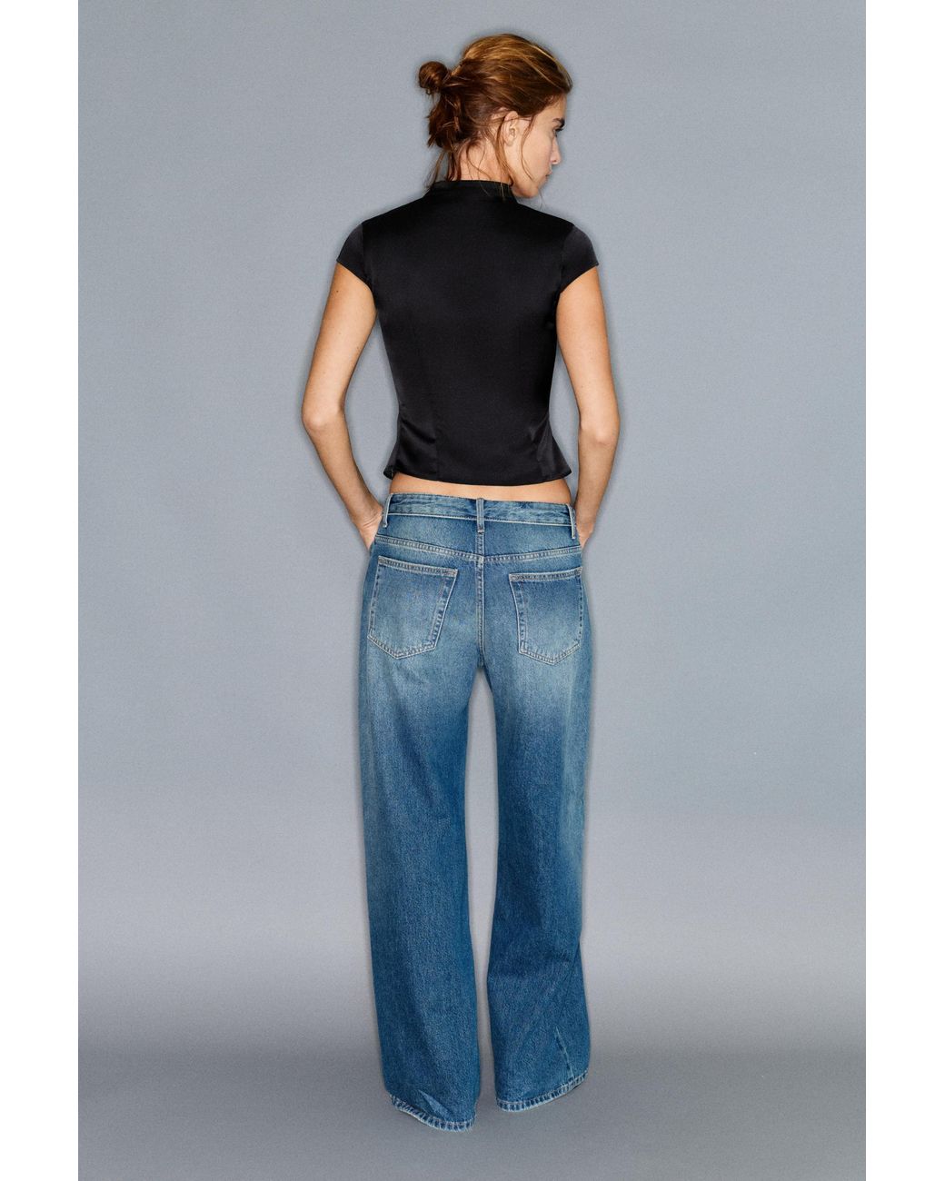 Pull&Bear Black Hemd