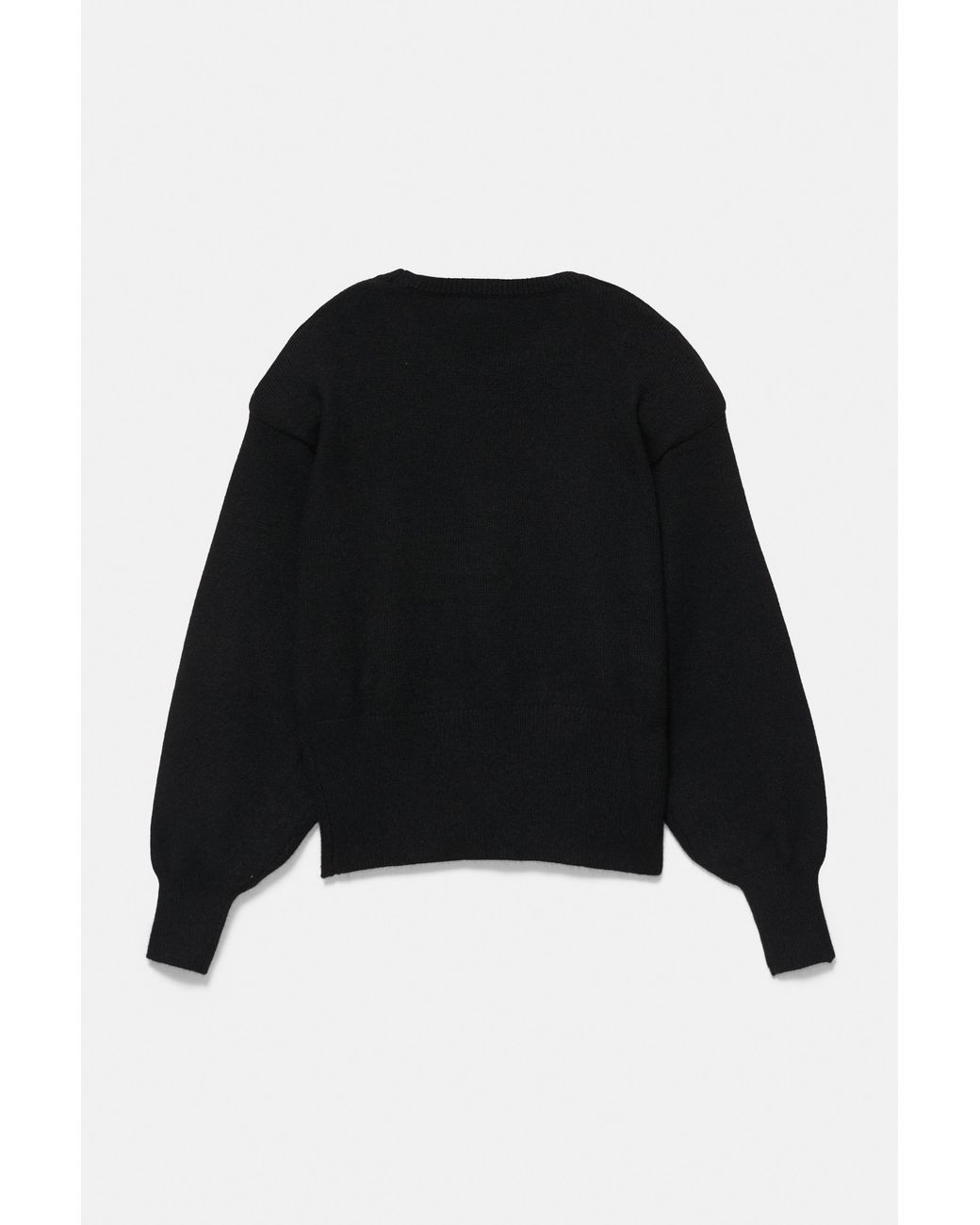 Pull&Bear Black Jumper With Padded Shoulders