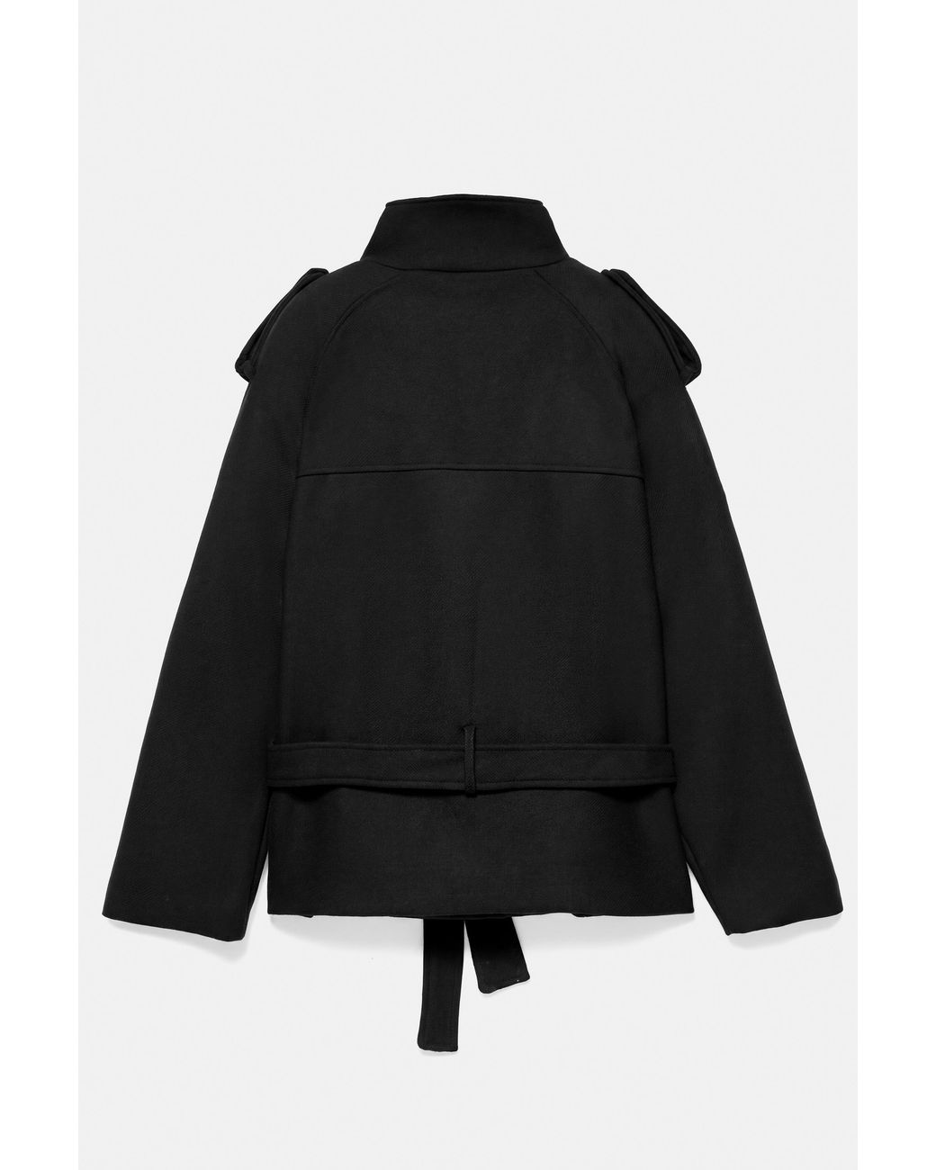 Trench Corto di Pull&Bear in Black