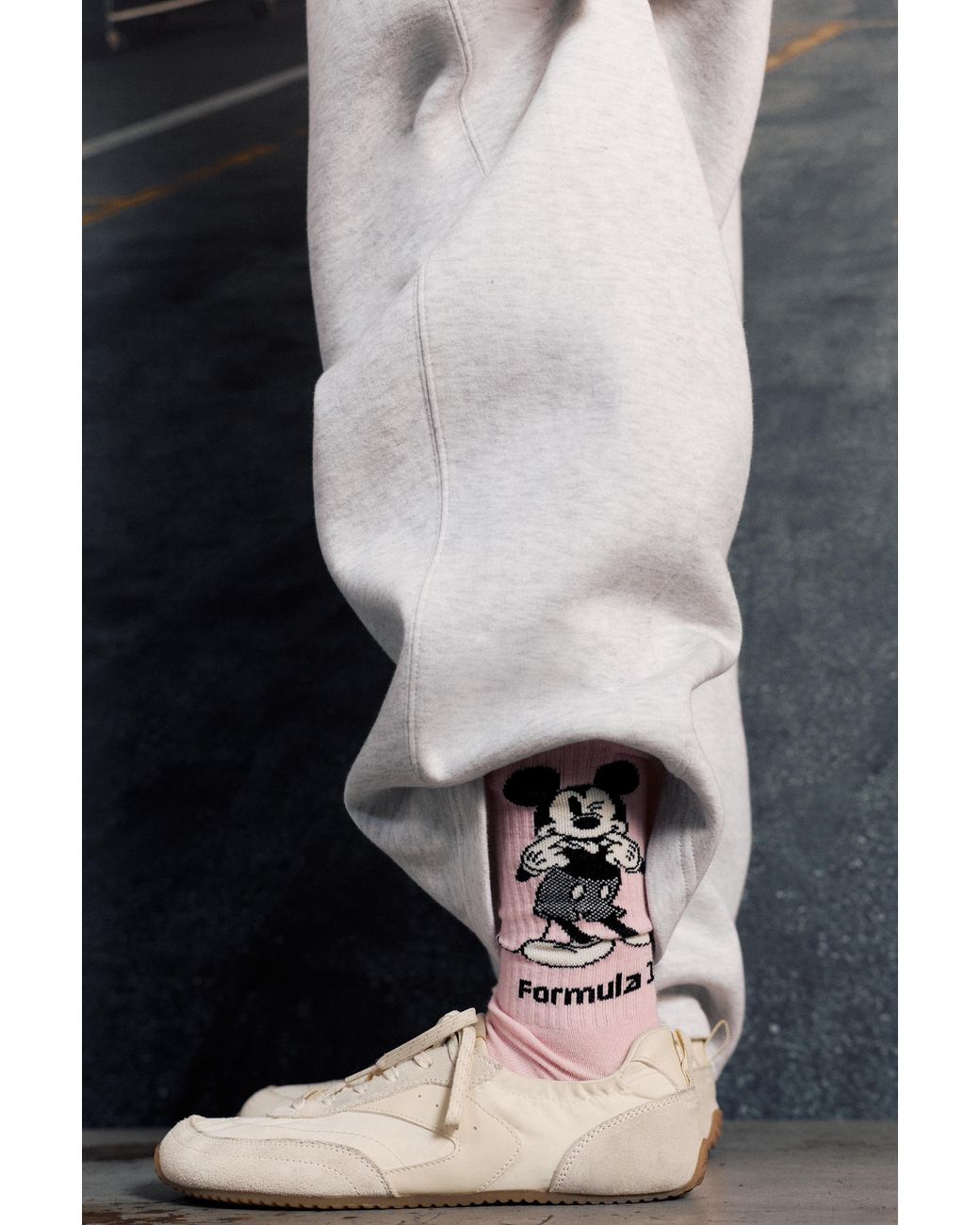 Pull&Bear Black Disney X F1 Mickey Socks