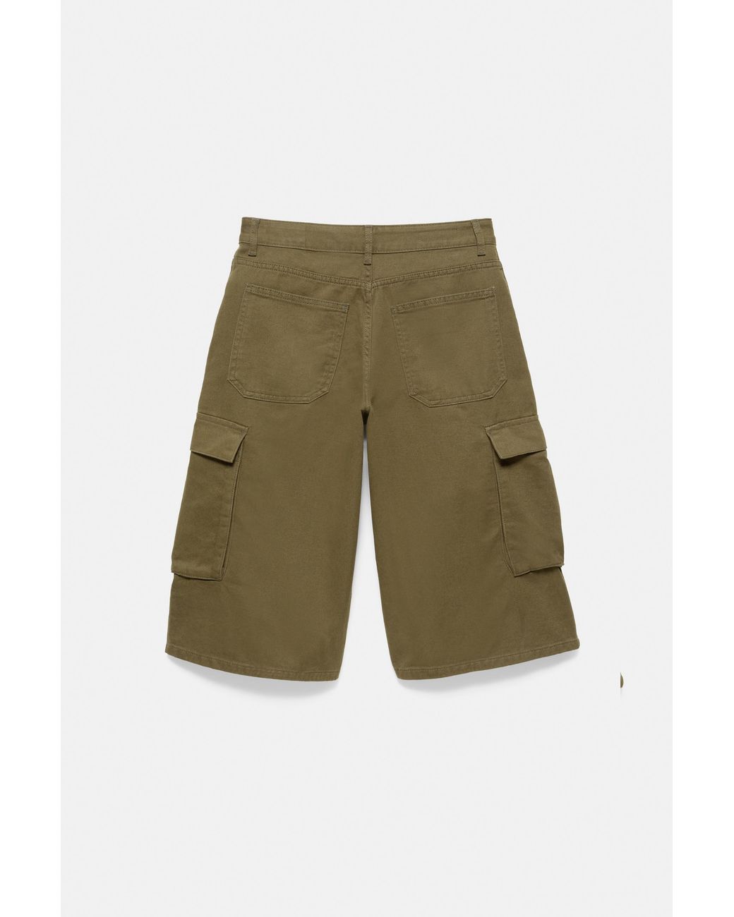 Pull&Bear Jorts Cargo in het Green