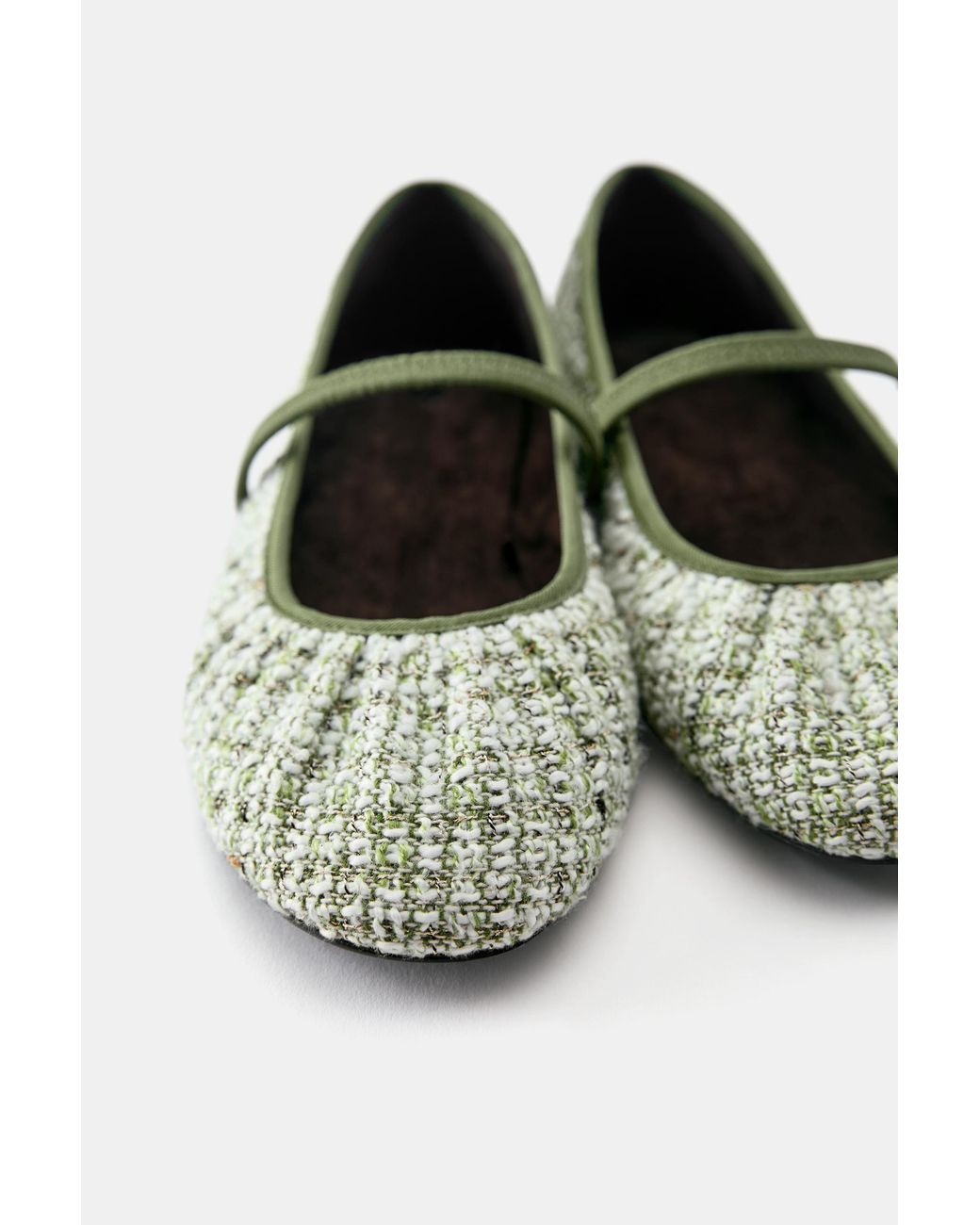 Ballerines Texturées Pull&Bear en coloris Gray