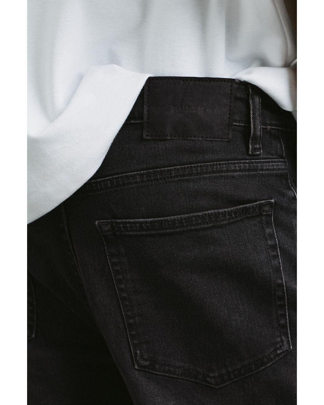 Jean Slim Pull&Bear pour homme en coloris Black