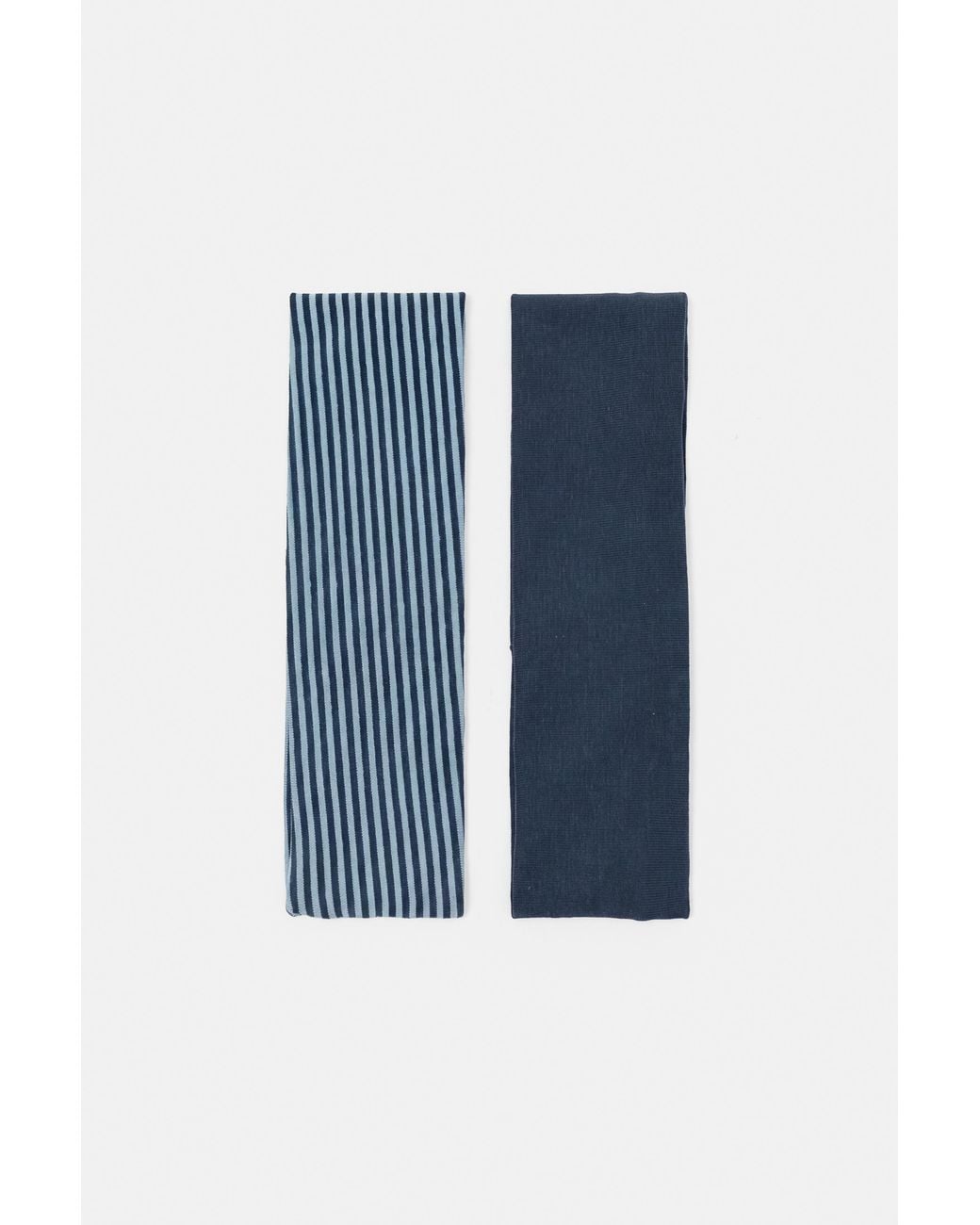 Pull&Bear Blue Pack Of 2 Elastic Headbands