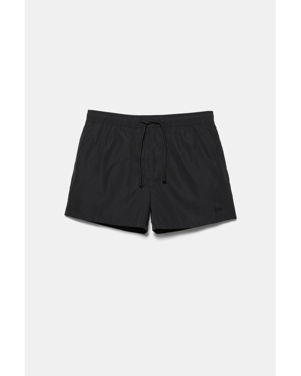 Pull&Bear Basic-Badeanzug in Black für Herren
