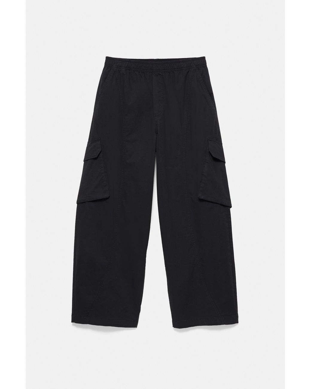 Pull&Bear Barrel Cargobroek in het Black