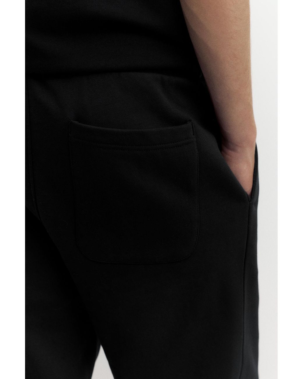 Pull&Bear Black Stwd Joggers for men