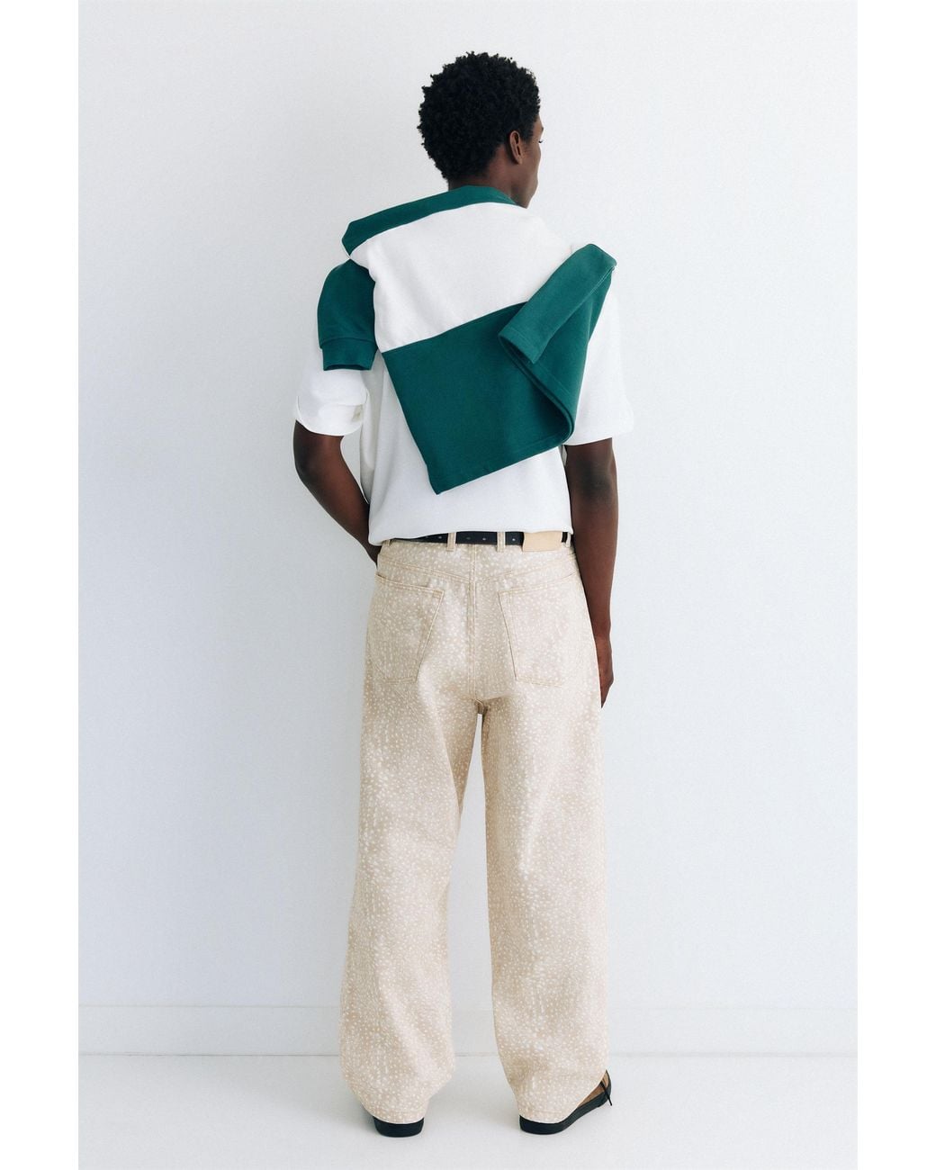 Pull&Bear Hose Mit Bambi-Print in Natural für Herren