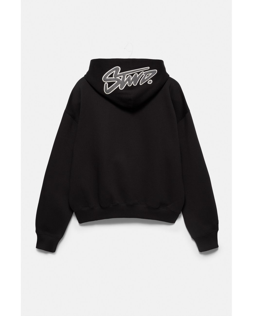 Pull&Bear Stwd Boxy Sweater Met Capuchon in het Black voor heren