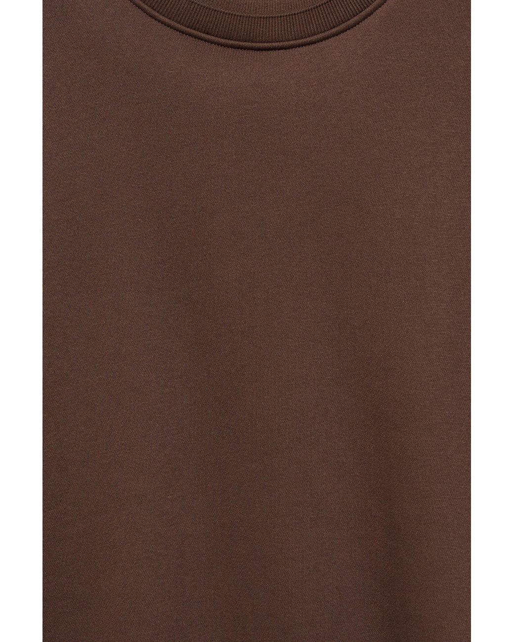 Sweat Col Rond Relaxed Pull&Bear pour homme en coloris Brown