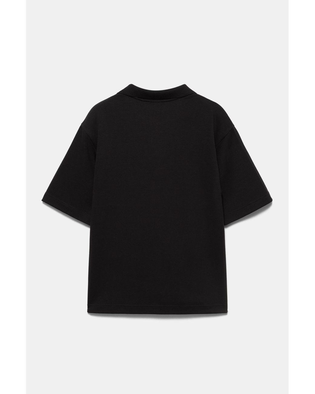 Pull&Bear Interlock Polo Met Korte Mouw in het Blue voor heren