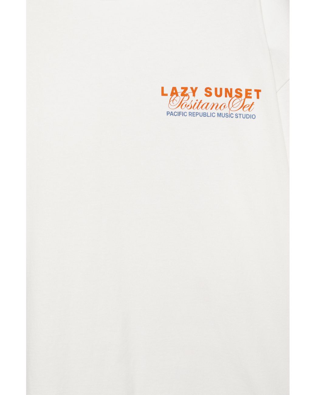 Pull&Bear T-Shirt Met Hangmatprint in het Brown