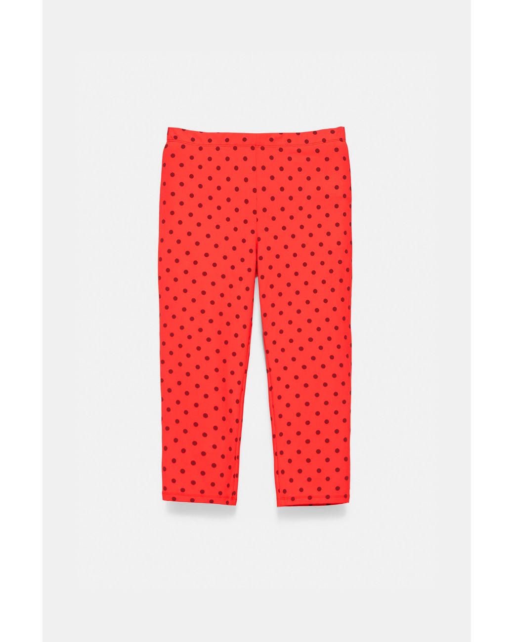 Pull&Bear Red Polka Dot Capris