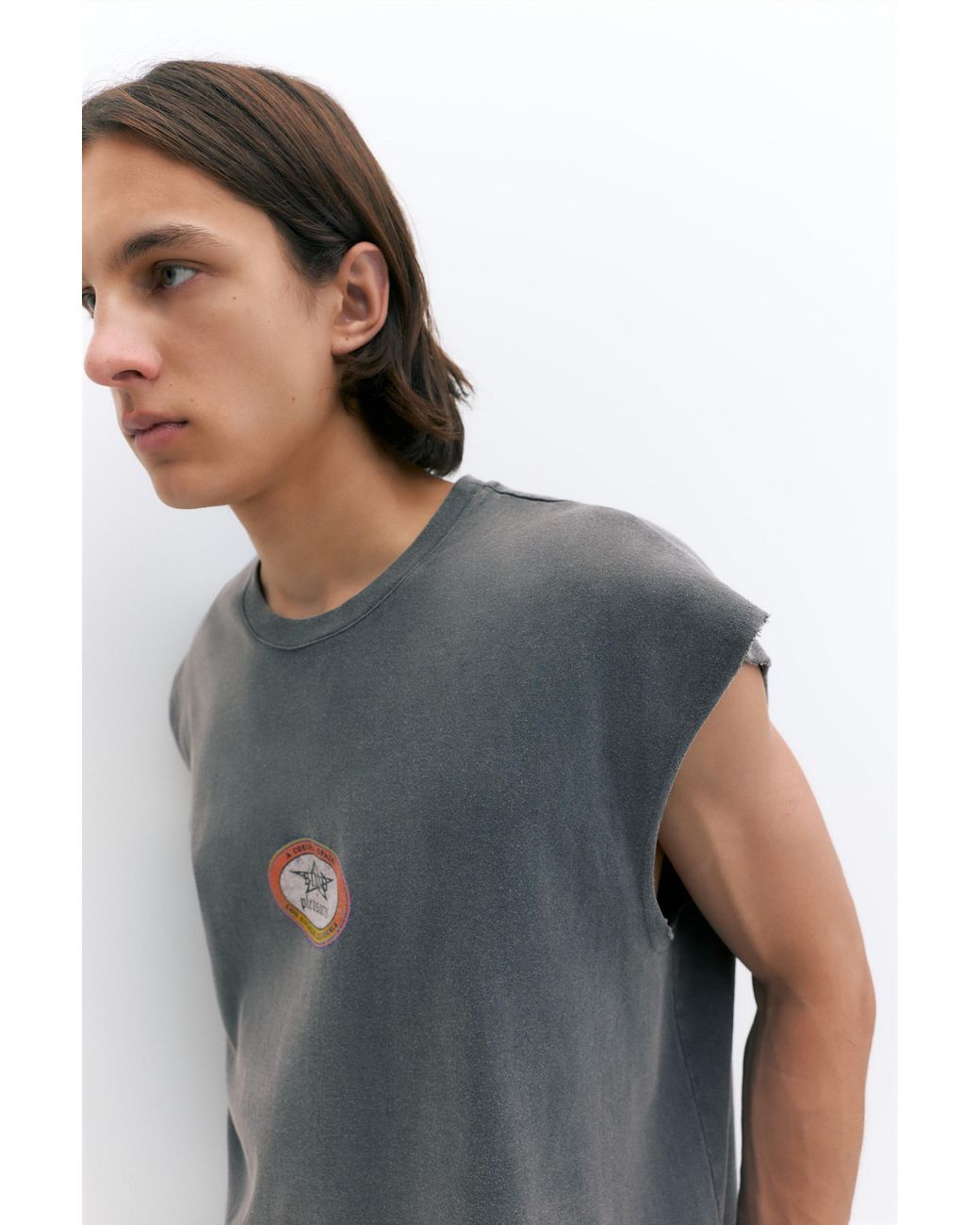 Pull&Bear Blue Pleasures X Stwd Tank Top for men