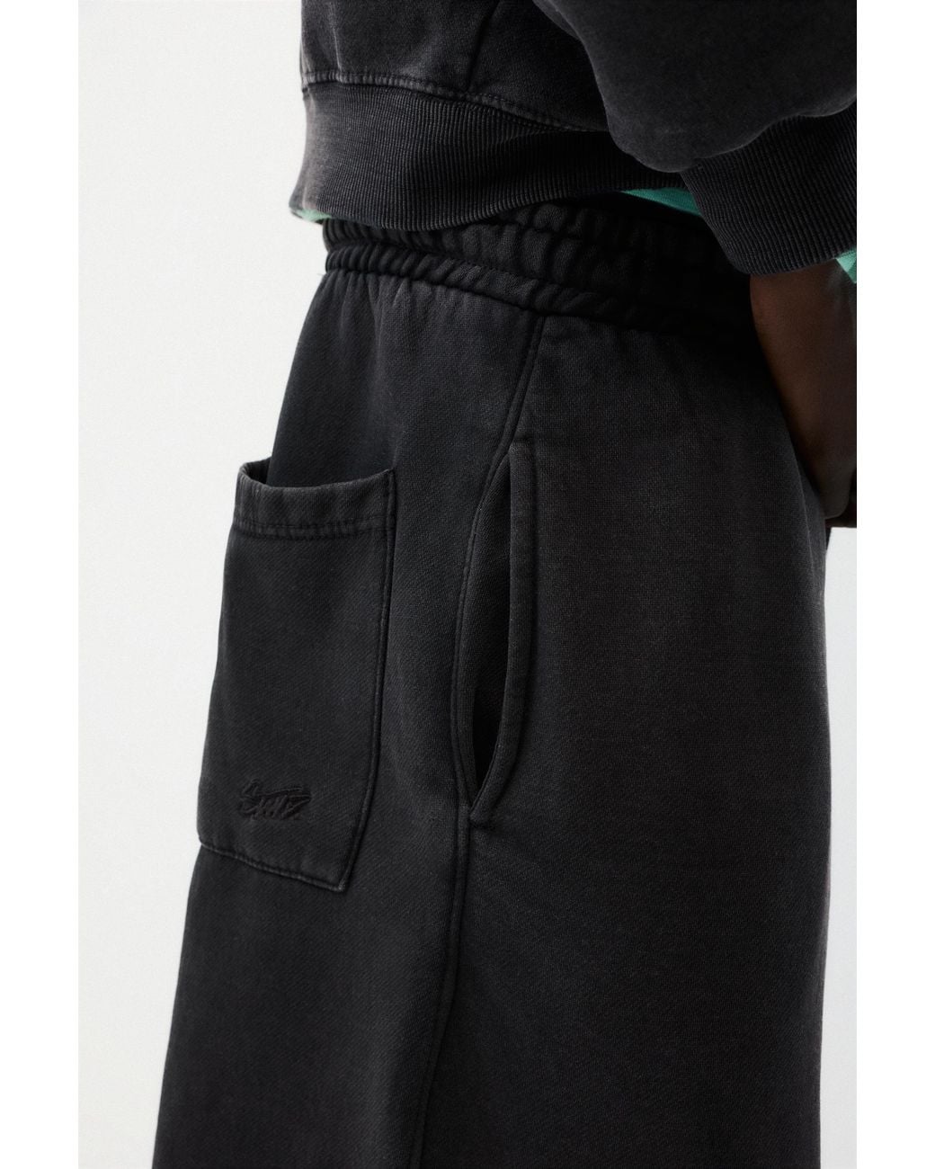 Pull&Bear Black Stwd Jogger Trousers for men