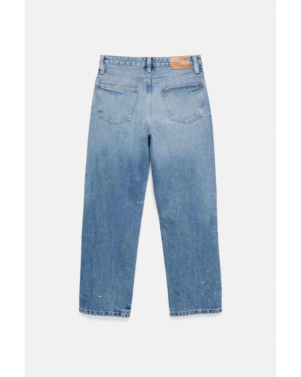 Pull&Bear Blue Dickies Straight-Leg Jeans for men