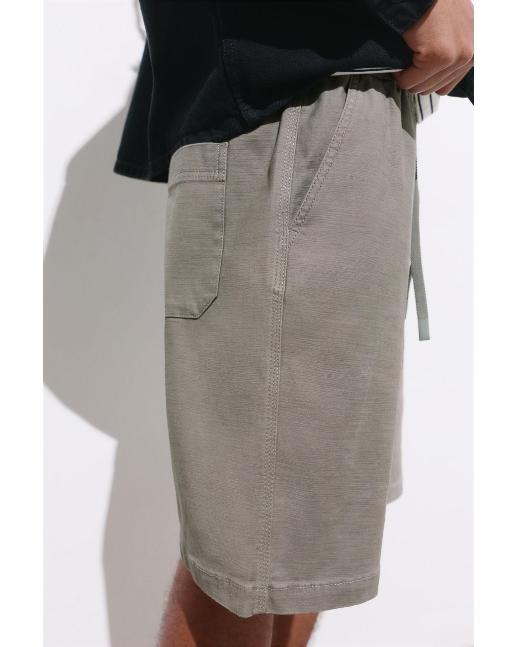 Short Jogging Pull&Bear pour homme en coloris White
