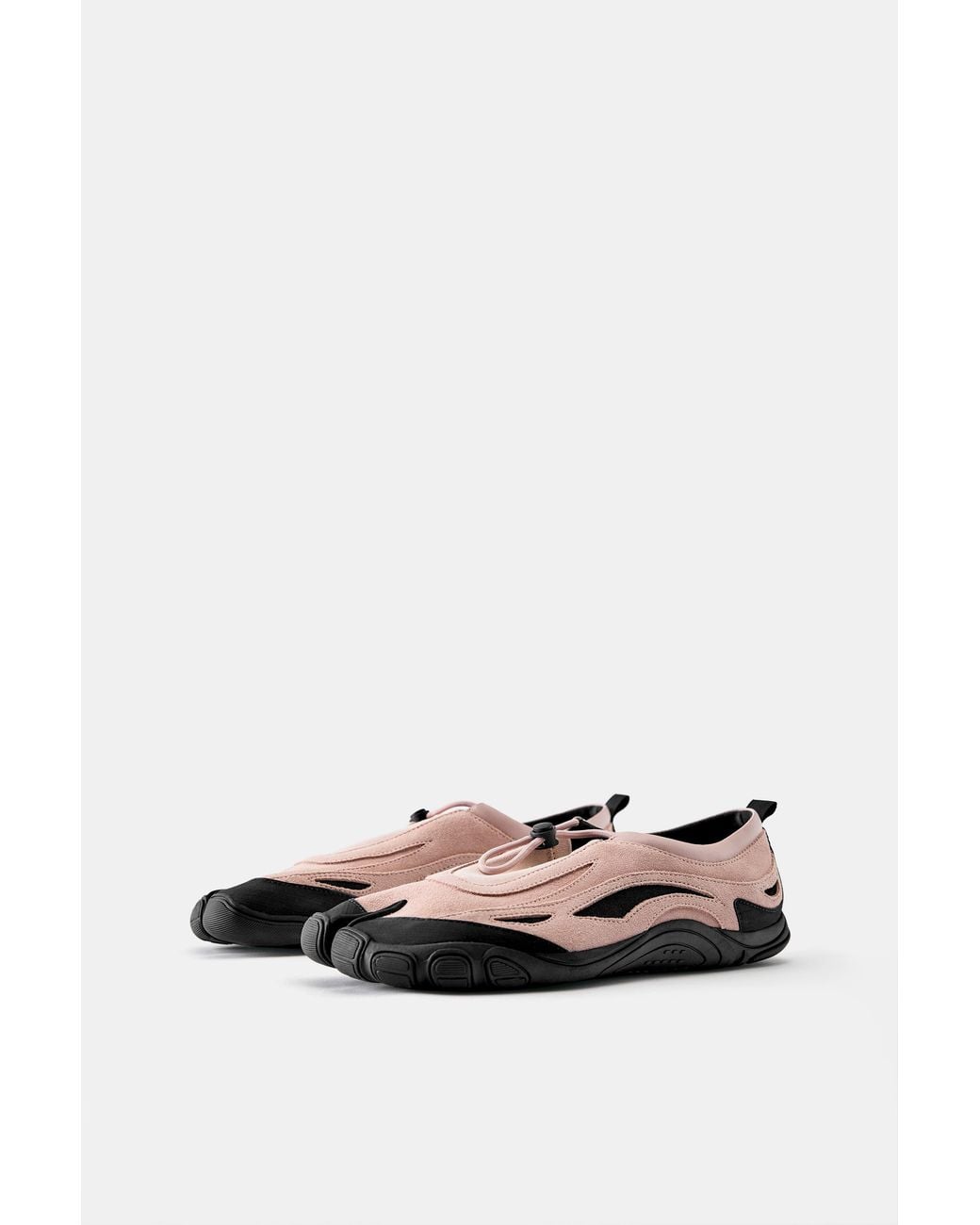 Pull&Bear Pink Often Leather Trainers for men