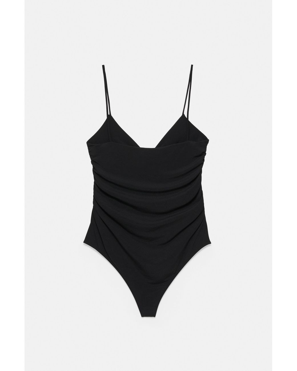 Body Con Cut Out E Applicazioni di Pull&Bear in Black