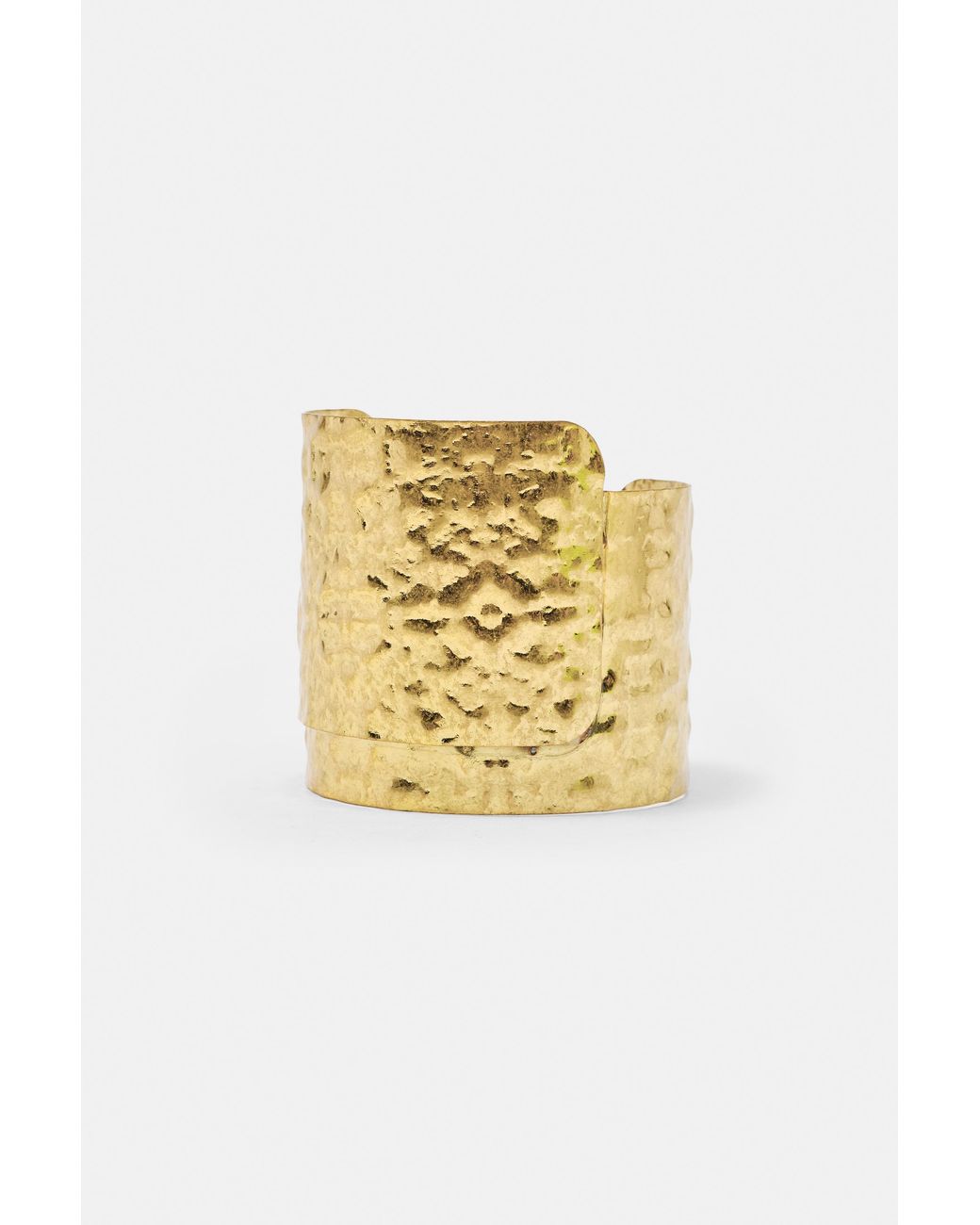 Pull&Bear Metallic Breiter Goldfarbener Armreif