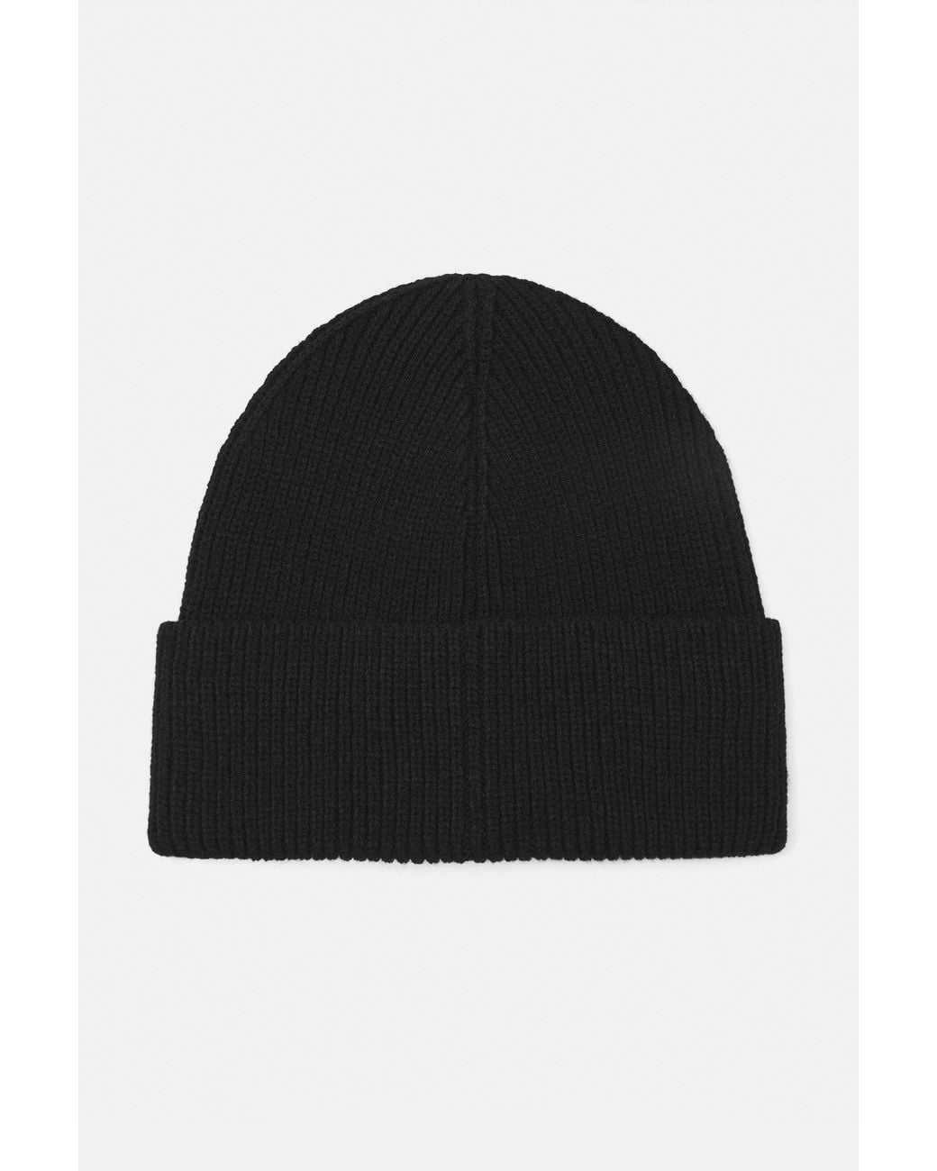Pull&Bear Black Basic Beanie for men