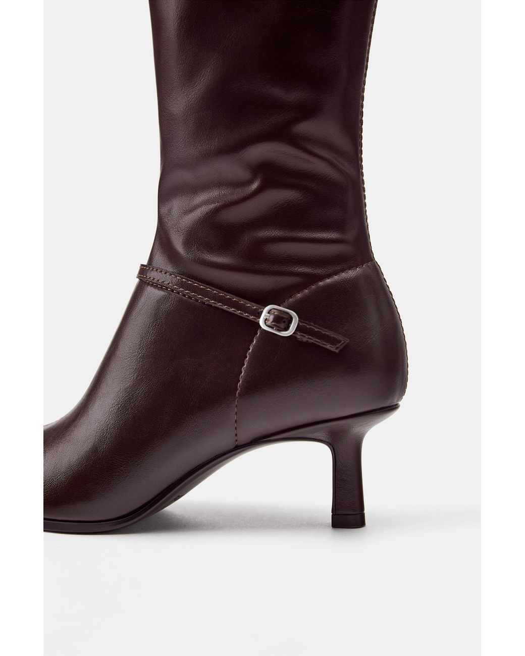 Bottes À Talon À Boucle Pull&Bear en coloris Blue