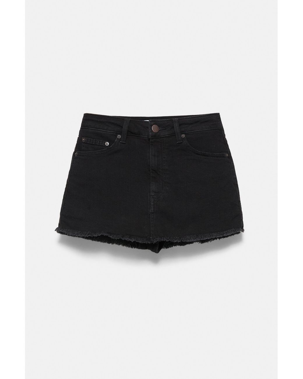 Pull&Bear Denim Broekrok in het White