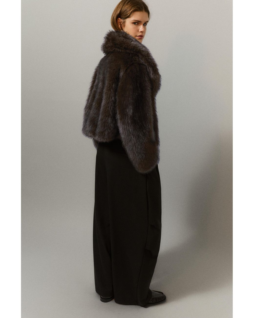 Cappotto Corto di Pull&Bear in Brown