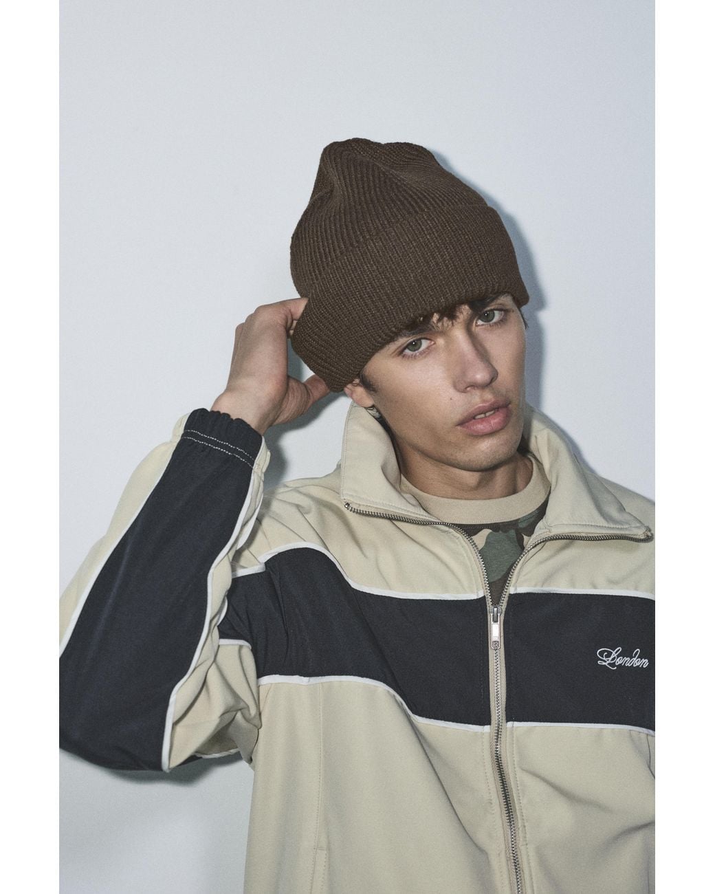 Bonnet Basique Pull&Bear pour homme en coloris Brown
