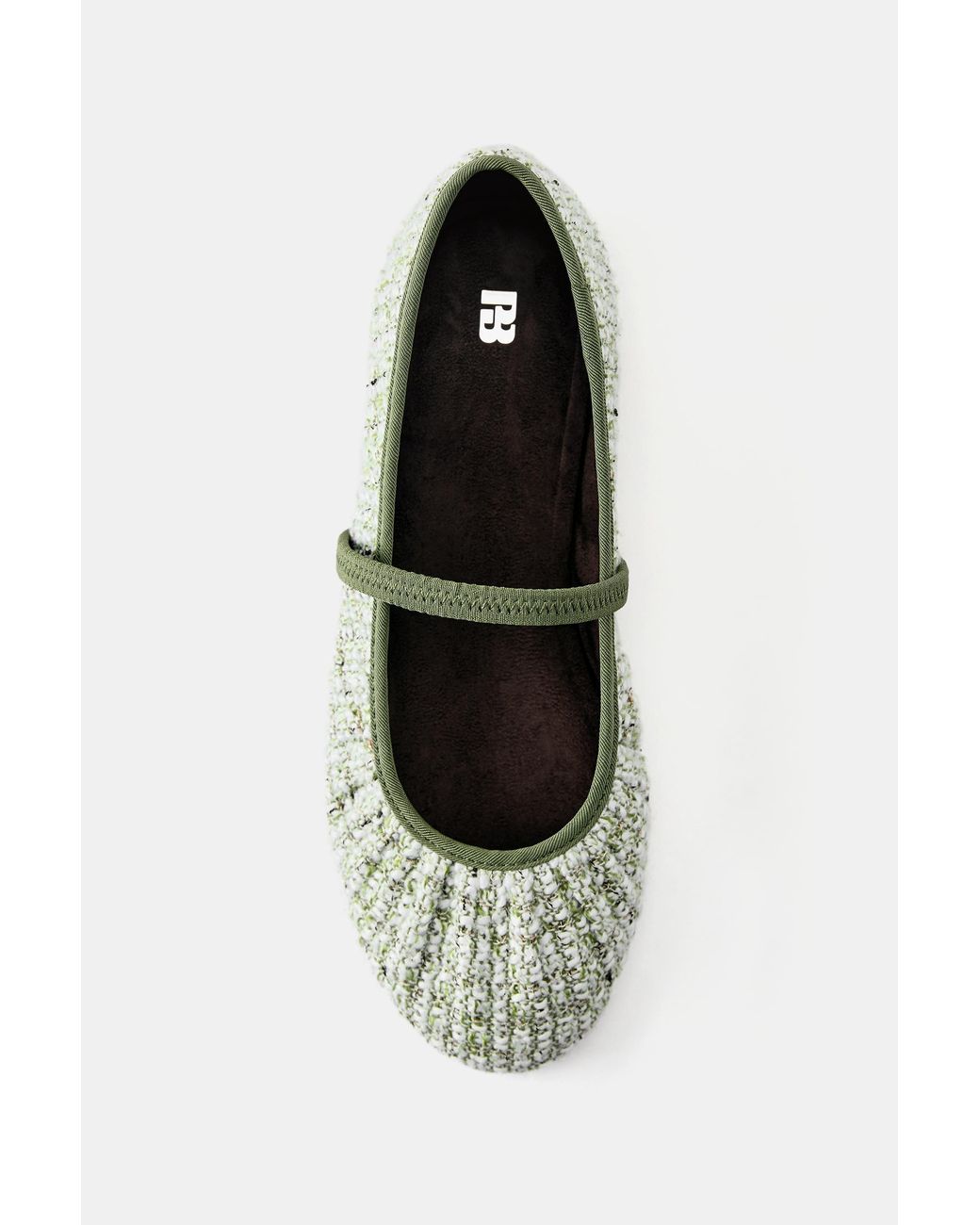 Ballerines Texturées Pull&Bear en coloris Gray