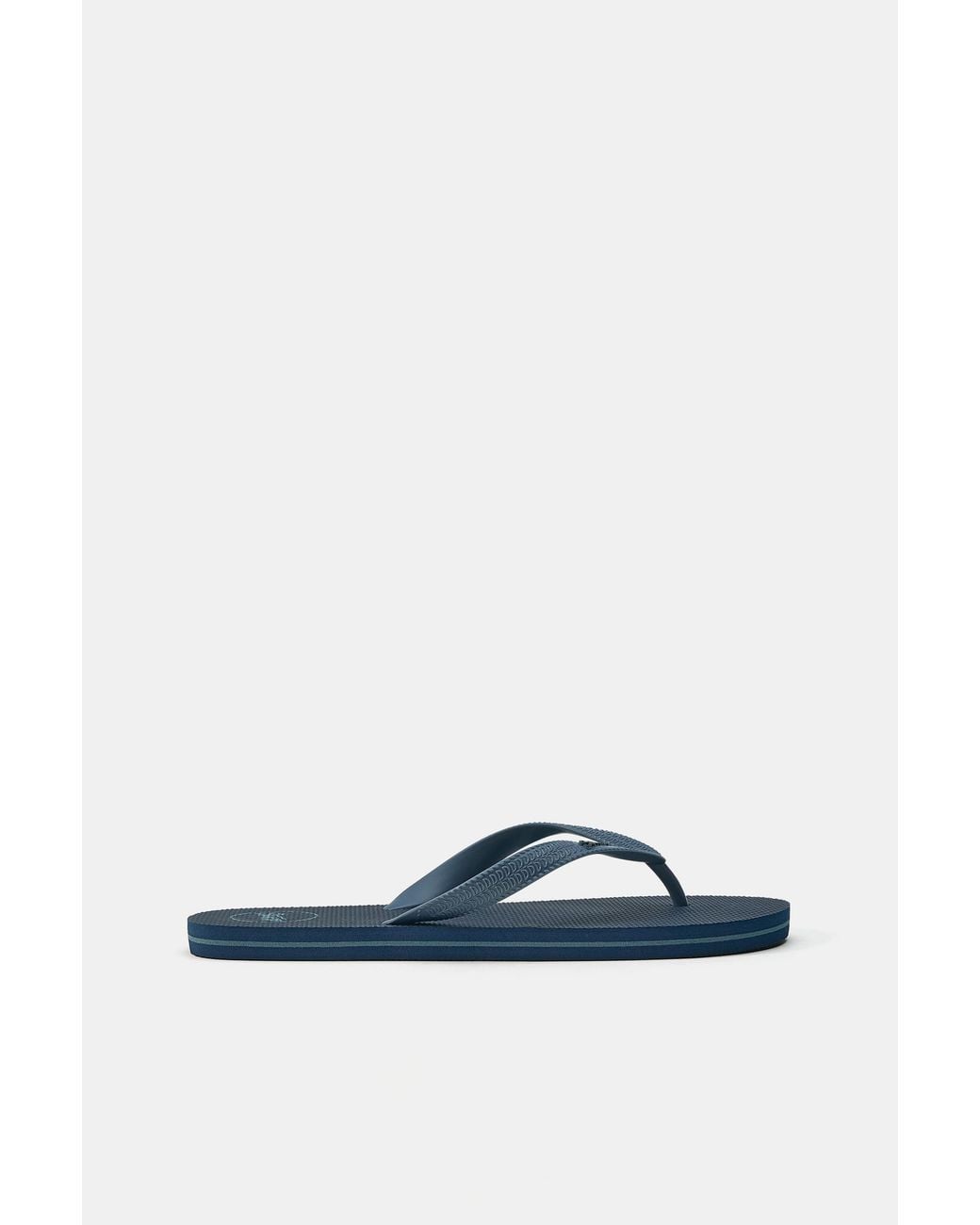 Pull&Bear Blue Stwd Sandals for men