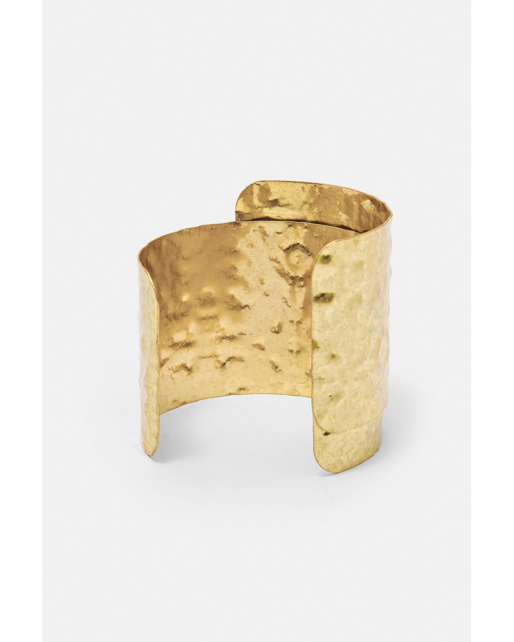 Pull&Bear Metallic Breiter Goldfarbener Armreif