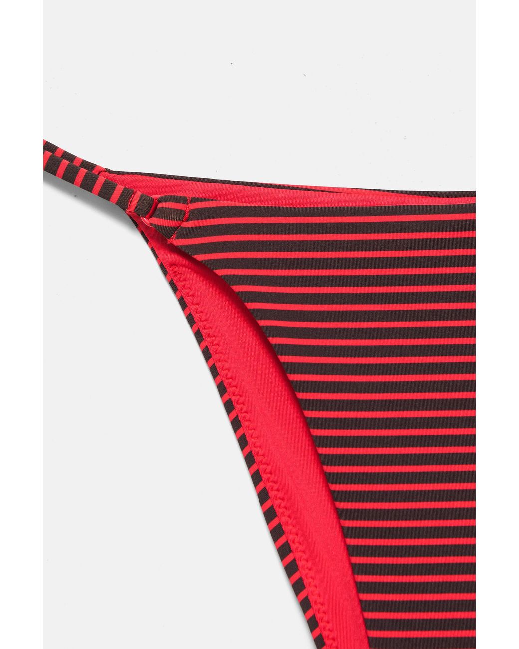 Bas De Bikini Rayé Pull&Bear en coloris Gray
