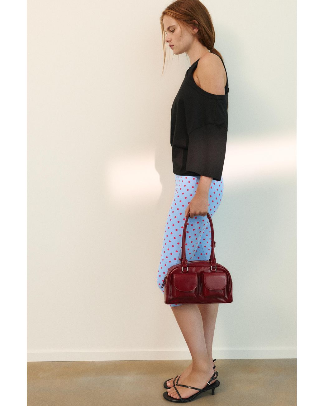 Pull&Bear Capri Legging Met Stippen in het Multicolor