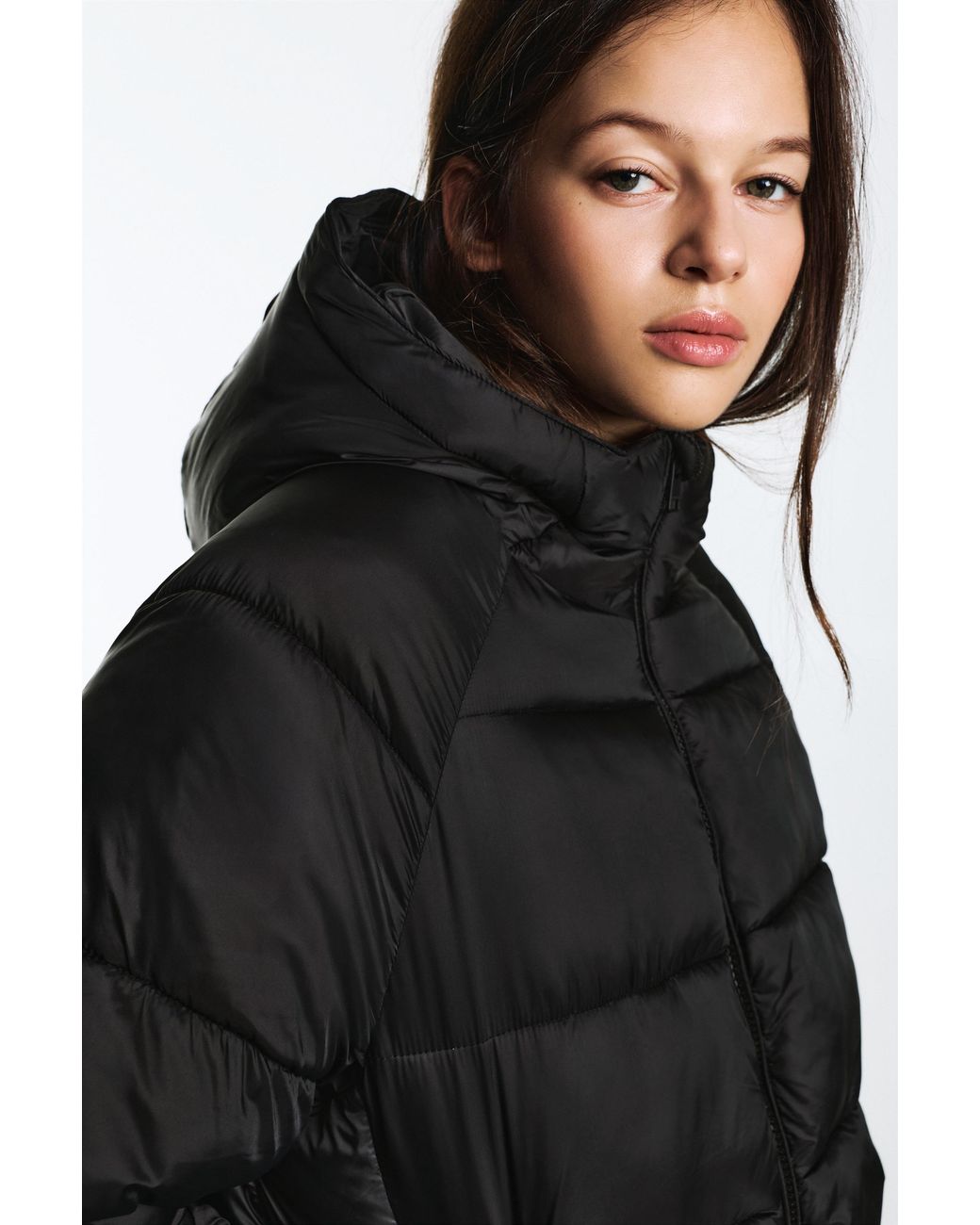 Pull&Bear Black Steppjacke