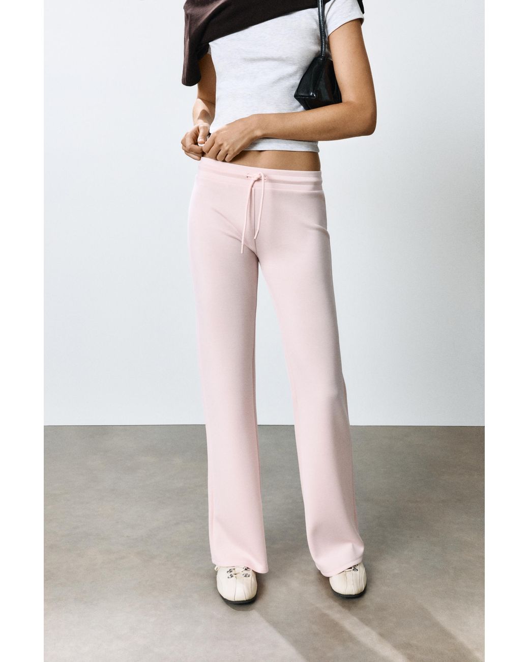 Pull&Bear Multicolor Schlaghose Mit Weichem Griff