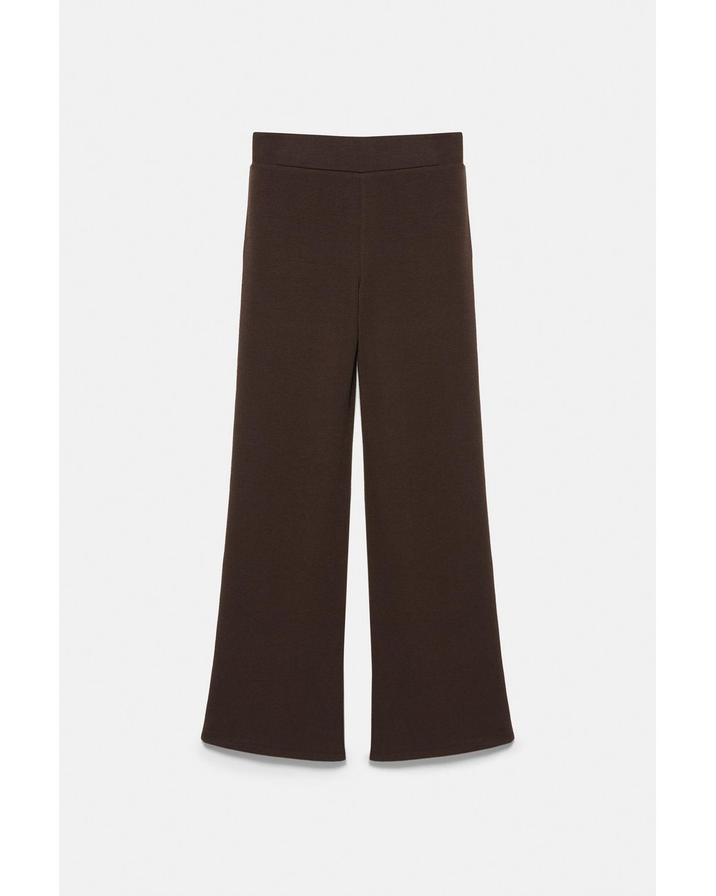 Pull&Bear Flared Broek Soft Touch in het Multicolor