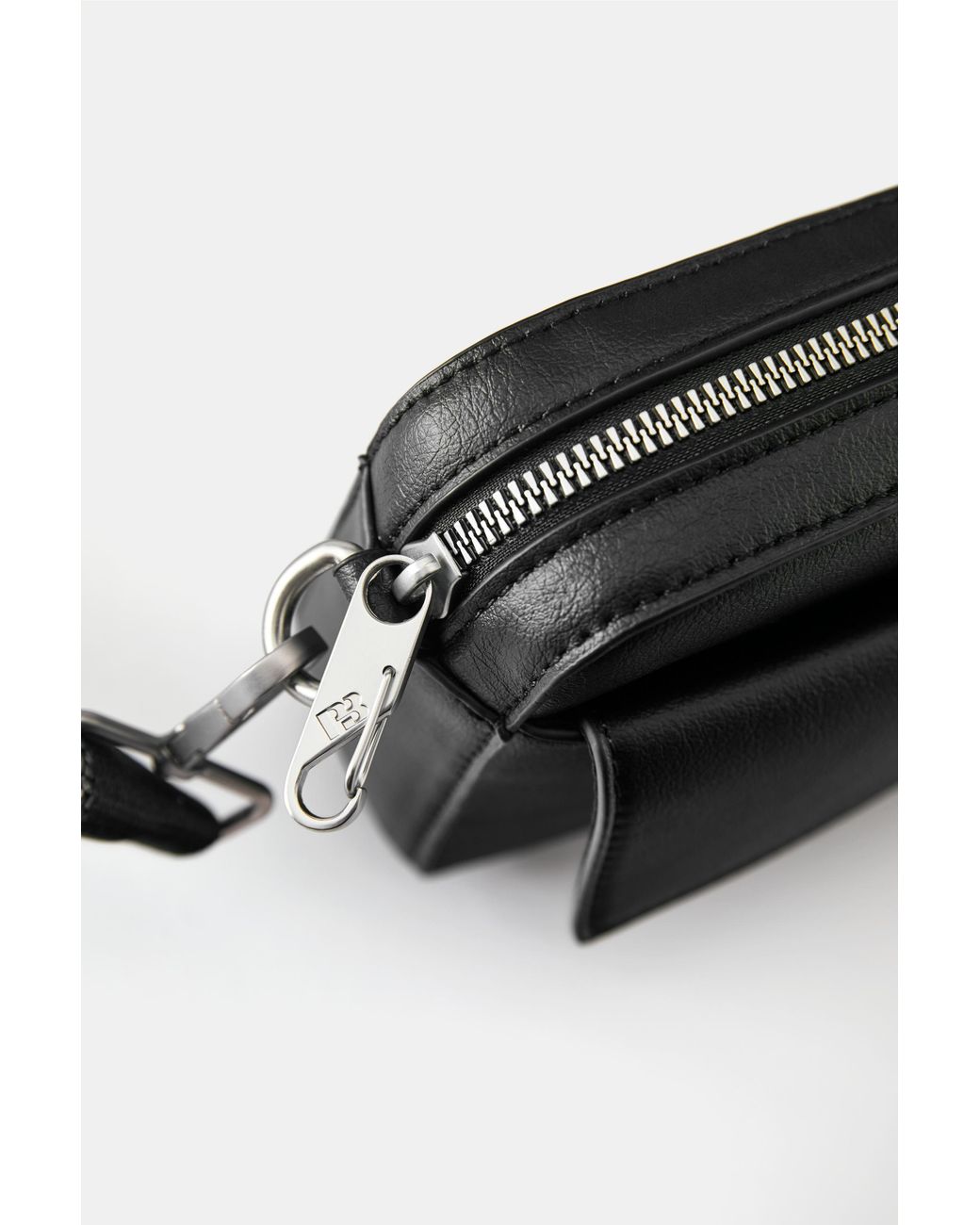 Pull&Bear Black Casual Crossbody Bag for men