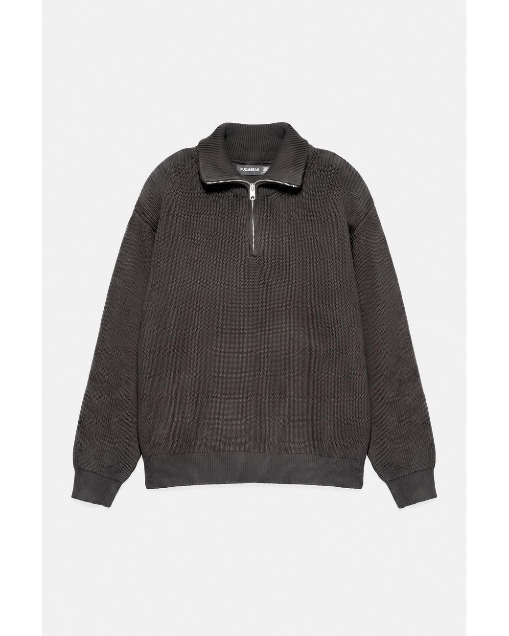 Pull&Bear Trui Met Ritssluiting in het Blue voor heren