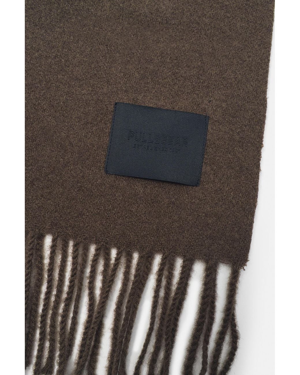 Pull&Bear Basis-Schal Mit Fransen in Brown für Herren